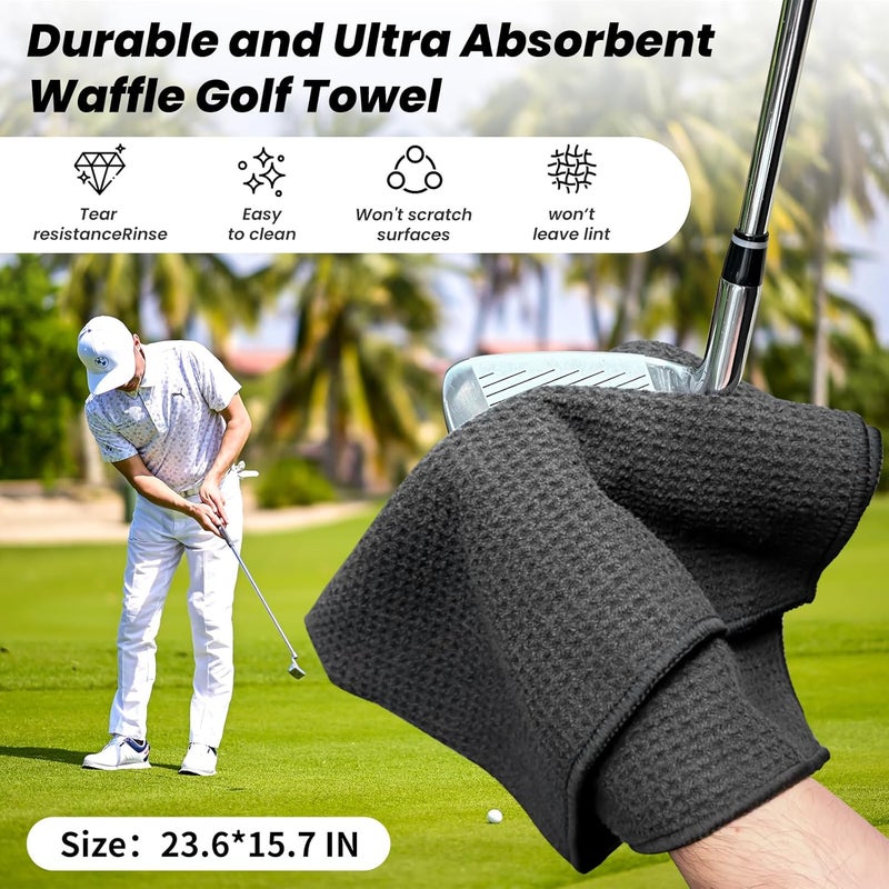 BAPOTH Store Golf Club Cleaner, Non-Leaking Stretchable Golf Club Brush with Microfiber Golf Towel (23.6 * 15.7 in), Strong Bristles Golf Brush Can Hold 5oz Water, Essentials Golf Accessories for Men - Image 3